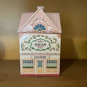 The Lenox village canister - sugar - sweet shoppe